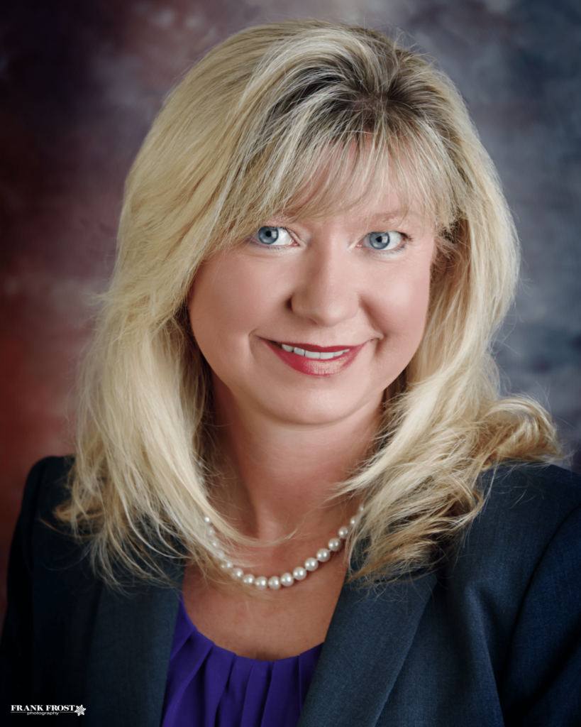 A headshot of Donna Basden, CEO of Boulder Medical Center