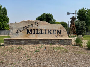 Milliken Welcome Sign