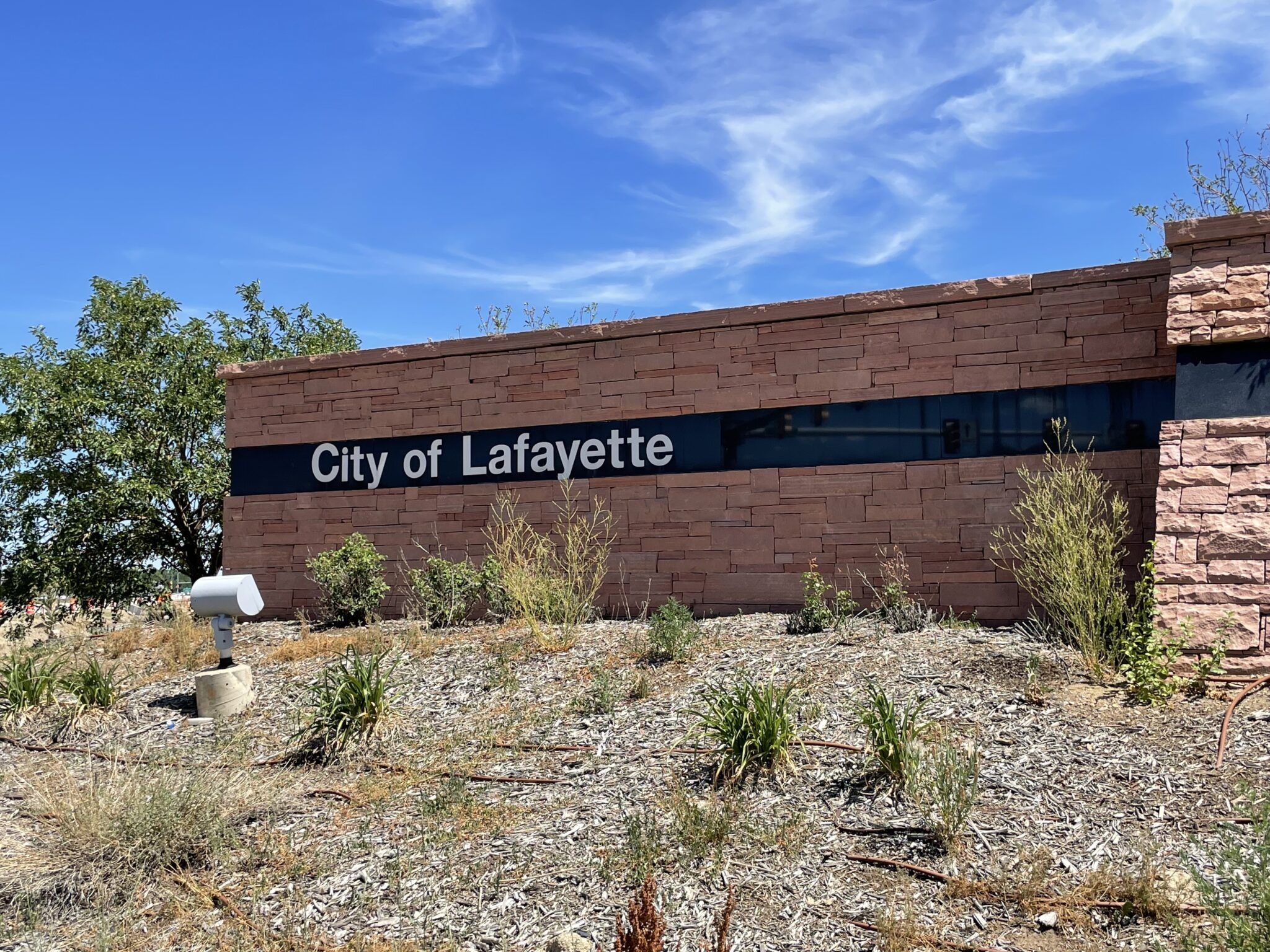 Lafayette welcome sign