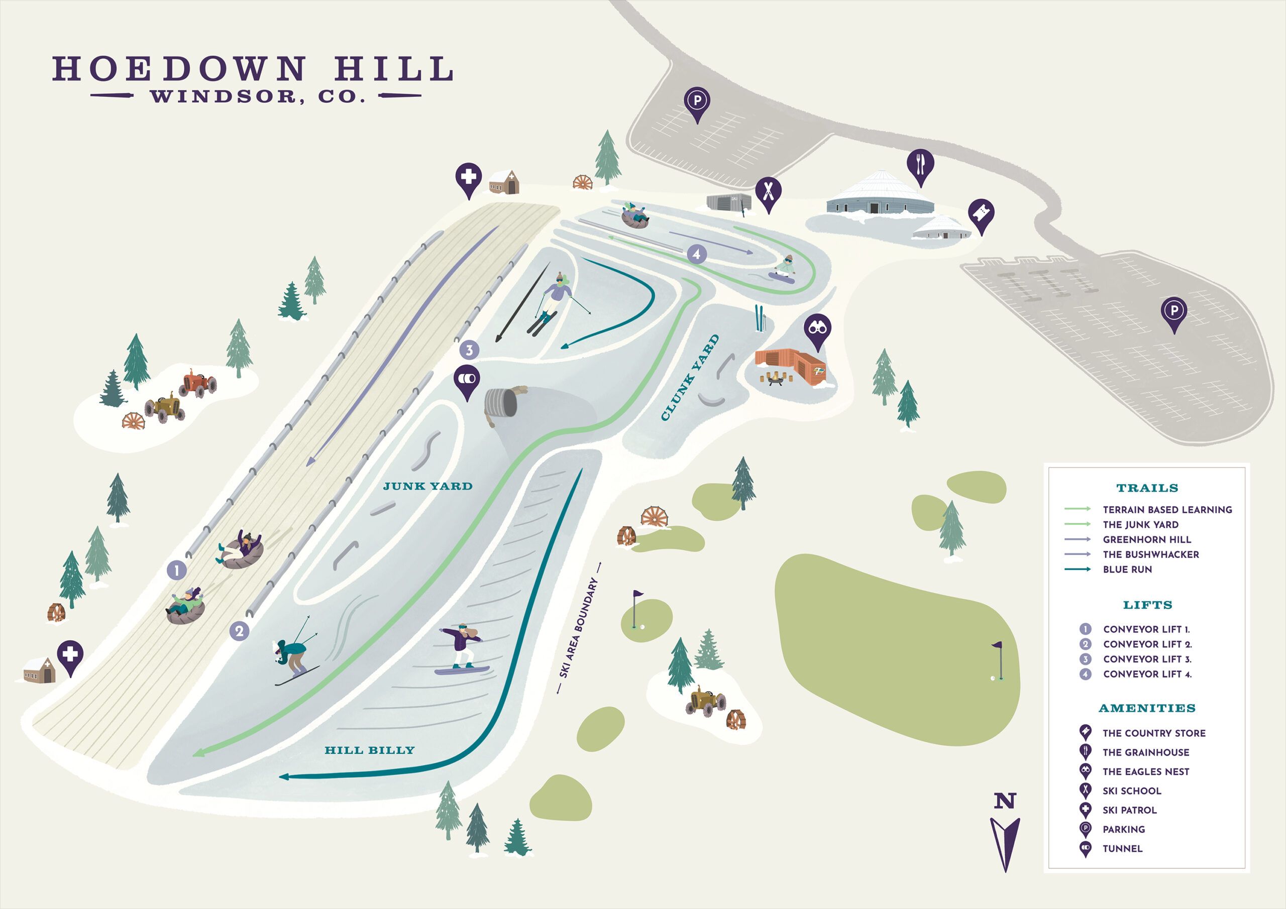 Hoedwon Hill- Trail Map- v1